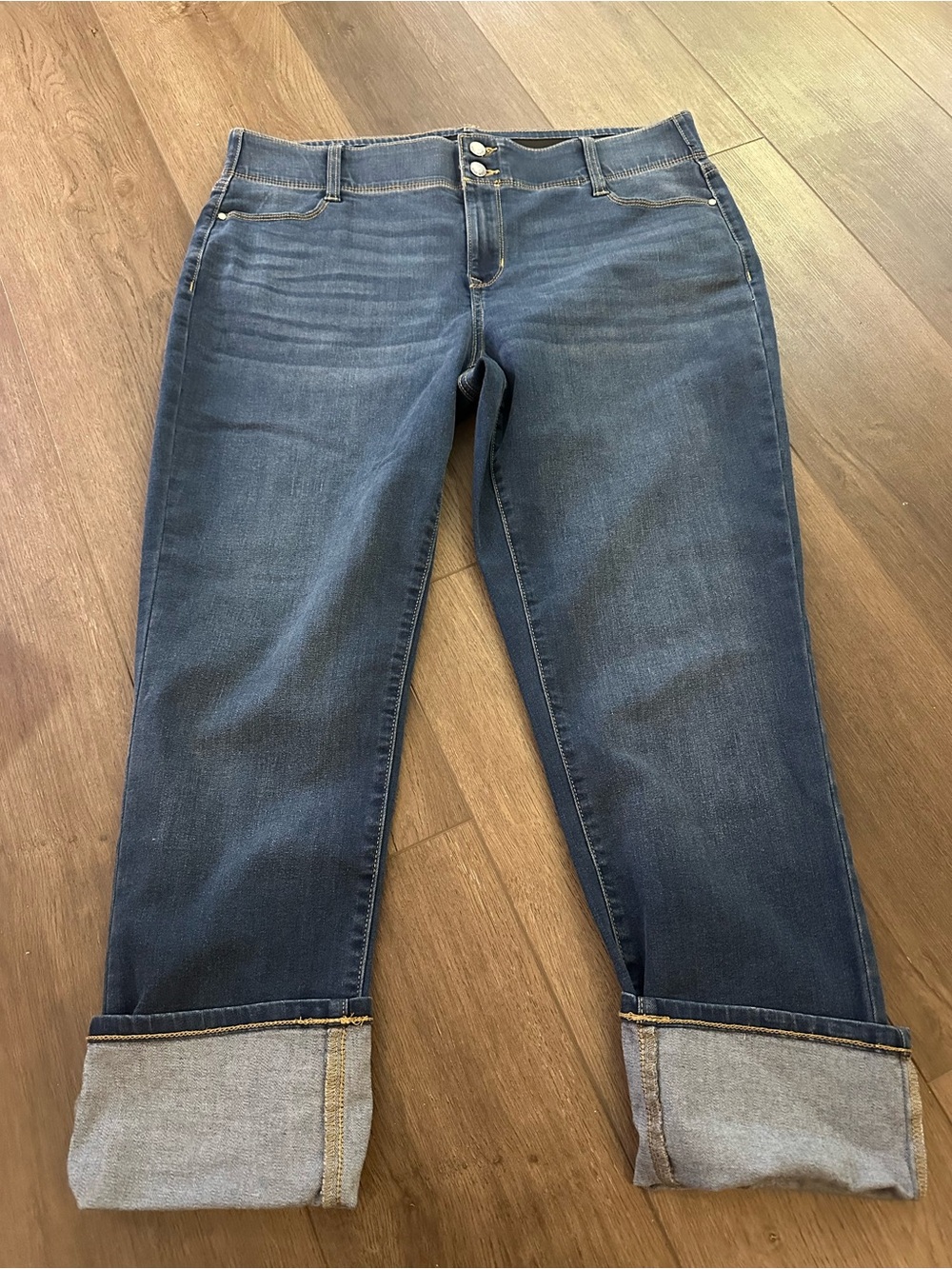 Nine West Stretch Denim Capri Jeans